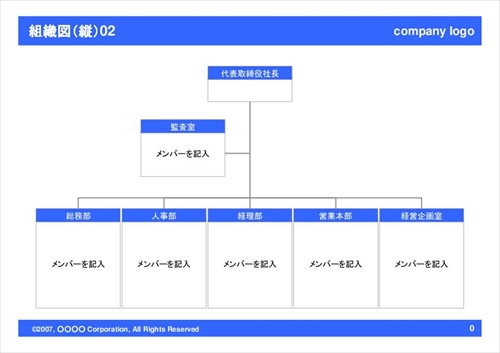 無料の組織図テンプレート一覧 パワーポイント エクセル ワード